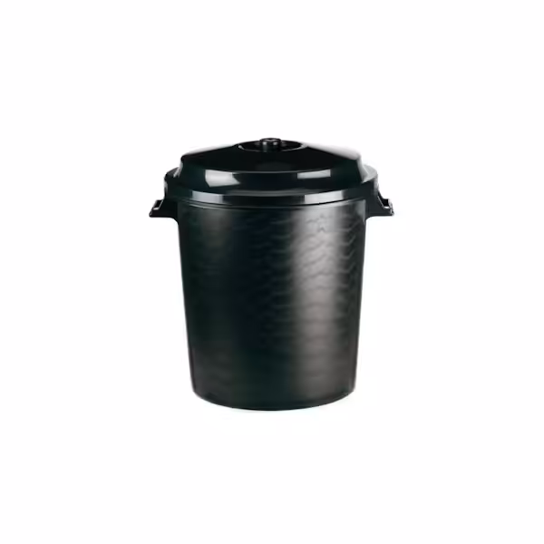 ΚΑΔΟΣ ΜΑΥΡΟΣ 50L ΜΕ ΚΑΠΑΚΙ